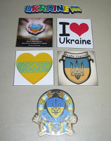 Отдается в дар Магниты с украинской символикой