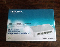 Отдается в дар Kоммутатор TL-SF1005D — TP-Link