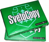 Отдается в дар Бумага «SvetoCopy» формата А4. Две упаковки по 500 листов.