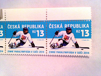 Отдается в дар Марки: зимняя паралимпиада Сочи 2014 (Чехия)