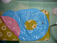 Отдается в дар детский надувной овал для купания