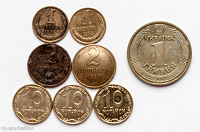 Монетки Украина и СССР
