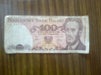 Отдается в дар Банкнота Польши