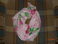 Отдается в дар Розовый шарф-палантин
