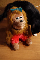 Отдается в дар обезьянка Светка (мягкая игрушка)