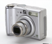 Отдается в дар Фотоаппарат Canon PowerShot A520