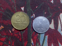 Отдается в дар монетки Литвы