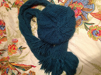 Отдается в дар Вязанный шарф с беретом