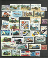 Отдается в дар Почтовые марки техника