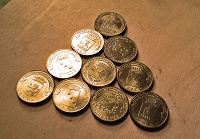 Отдается в дар 300₽. Юбилейные монеты из серии ГВС (30*10р)