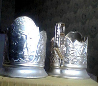 Отдается в дар Такие вот подставки под стаканчики и вроде рюмки)))+маленькое блюдечко.