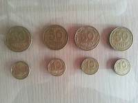 Отдается в дар Монеты — копейки Украинские. Стандартные