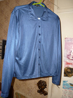 Отдается в дар Синяя блузка