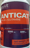 Отдается в дар Anticat (bcaa+глютамин)