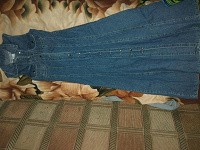 Отдается в дар сарафан джинс новый на очень худенькую девушку р40