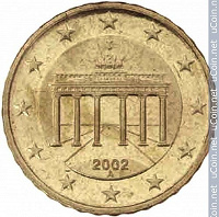 Отдается в дар Подарю монетку 10 евроцентов, Германия