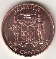 Отдается в дар Маленькая монетка- Ямайка 10 центов