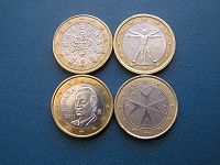 Отдается в дар Монеты: 4 евро