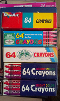 Отдается в дар детские восковые карандаши Crayons