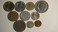 Отдается в дар Набор турецких монет. Лиры и куруши