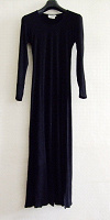 Отдается в дар Длинное черное платье H&M р-р S
