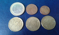 Отдается в дар Монеты стран Еврозоны