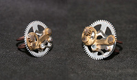 Крупный перстень “Композиция”. Steampunk