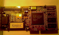 Отдается в дар Видеокарта S3 Trio 3D/2x