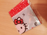 Отдается в дар Мешок для сменки Hello Kitty
