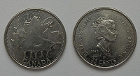 Отдается в дар Канада. 25 центов 2002г. День Канады