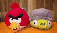 Отдается в дар Игрушки мягкие Angry Birds