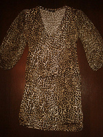 Отдается в дар Платье леопардовое
