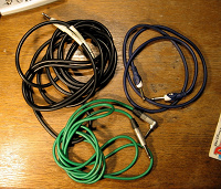 Отдается в дар Инструментальные кабели jack — jack (ремонт)