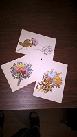 Отдается в дар открытки с цветами и набор открыток «Лекарственные растения»