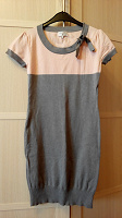 Отдается в дар Платье трикотажное серо-розовое короткое «CHANEL‎» :)