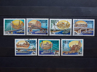 Отдается в дар Корабли, флот, река, мосты. Почтовые марки Венгрии. Дубль 2.
