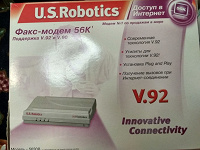 Отдается в дар Факс-модем U.S.Robotics 5630B V.92