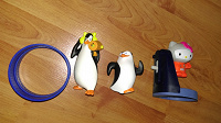 Отдается в дар Игрушки: пингвины Мадагаскар и Китти