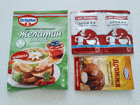 Отдается в дар Желатин + дрожжи