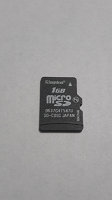 Отдается в дар Карта памяти Micro SD 1gb Kingston.
