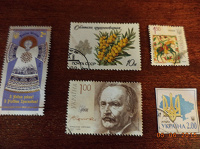Отдается в дар марки украинские