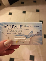Отдается в дар Линзы -3 acuvue oasys 2х недельные 5 штук