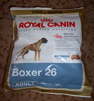 Отдается в дар Royal Canin (Роял Канин) Boxer Adult 26 — Корм для собак породы боксер от 15 месяцев