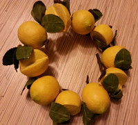 Отдается в дар Лимоны (венок)