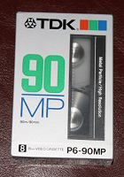 Отдается в дар Отдам видеокассету 8мм (Hi8,Video8) TDK MP 90, 1986г.