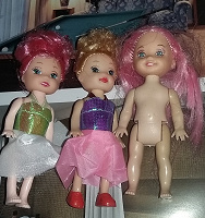 Отдается в дар 3 мини куклы