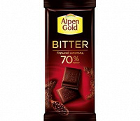 Отдается в дар Шоколад Alpen Gold BITTER