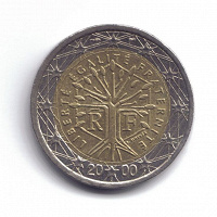Отдается в дар монета 2 евро