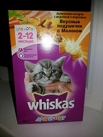 Отдается в дар Сухой корм для котят 2-12 Whiskas!