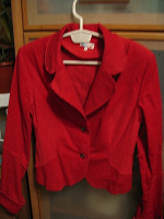 Отдается в дар пиджак красный